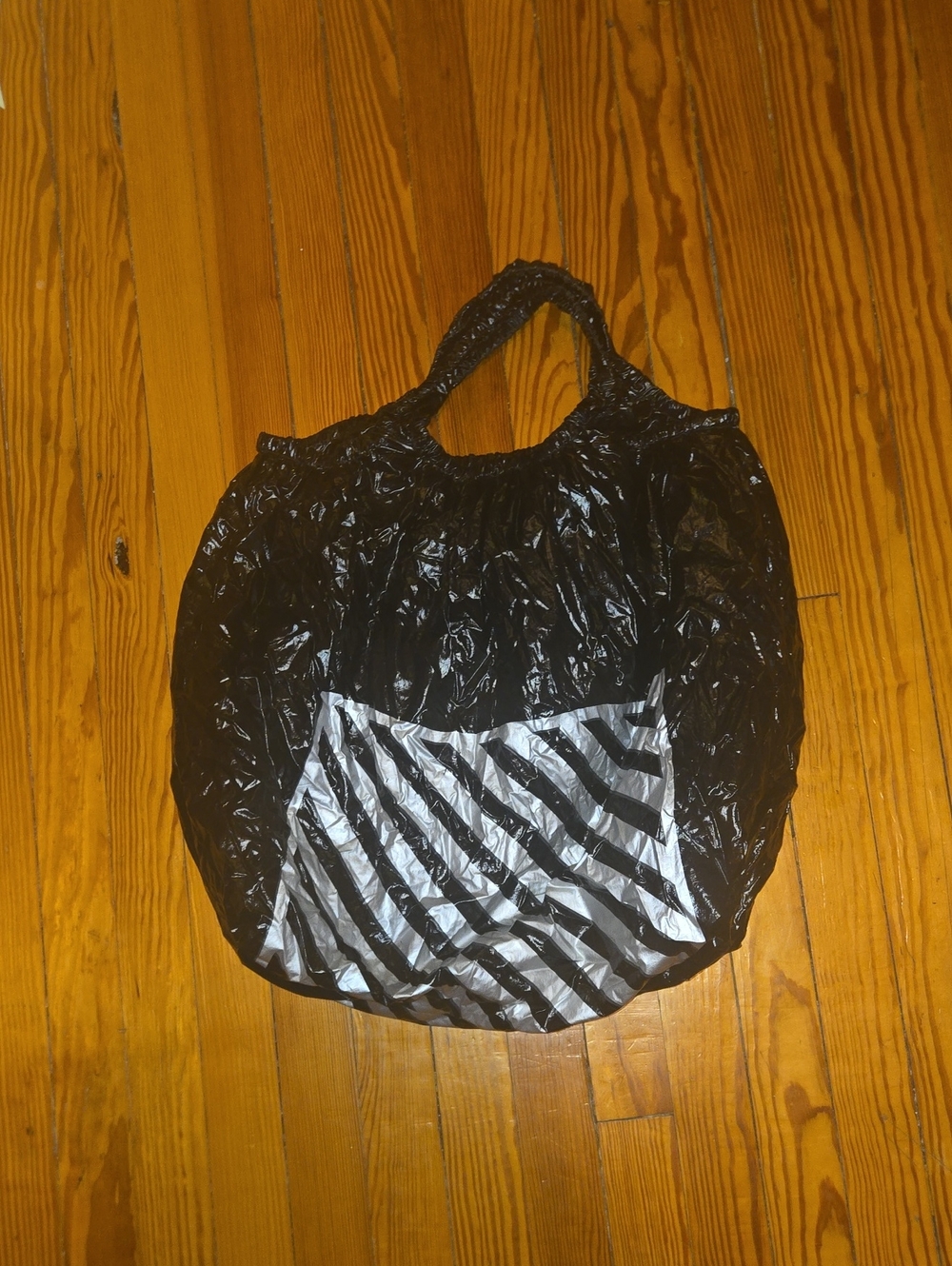 Jumbo Liquor Store Plastic Bag - Black Telfar